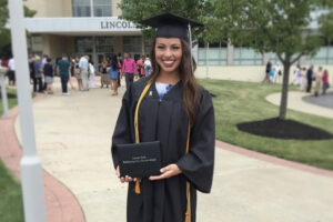 Page Weinstein on her graduation day from Lincoln Park in June 2015.